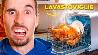 CUCINO il POLLO con la LAVASTOVIGLIE! Sarà cotto?