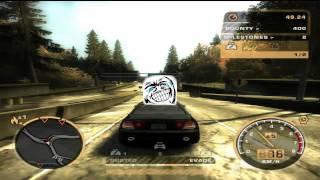 NeedForSpeed Most Wanted Escaping cops like a sir