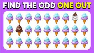 Find the ODD One Out | Sweets and Drinks Emoji Quiz  Monkey Quiz