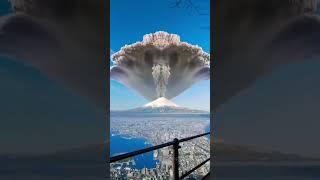 Japan Mount Fuji Volcano  Blast  #japan #montfuji #shorts #viral