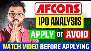  Afcons Infra IPO - Apply or Avoid? Latest GMP Analysis | Detailed Review by Vibhor Varshney