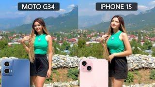 Moto G34 5G Vs iPhone 15 Camera Test Comparison