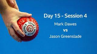 Just. 2020 World Indoor Bowls Championships: Day 15 Session 4 - Mark Dawes vs Jason Greenslade