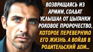 Возвращаясь из армии, солдат услышал от цыганки роковое пророчество, которое перевернуло его жизнь