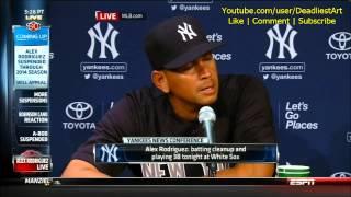 Alex Rodriguez SUSPENDED for 211 regular season games through 2014 season - ESPN Sport First Take