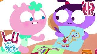 Painting Fun | Lu and Friends Crafty Creations | Lu & The Bally Bunch | 9 Story Kids