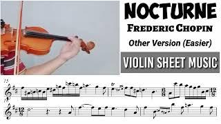 Free Sheet || Nocturne - F Chopin || Violin Sheet Music