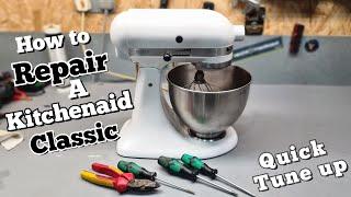 Repairing and servicing a Kitchenaid Classic food mixer.