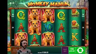 MONKEY MANIA | GAMOMAT SLOT REVIEW | 5minutespins | Betchelor