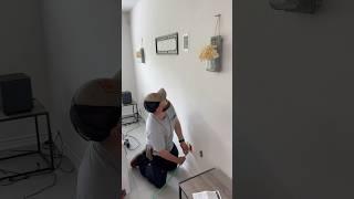 Hiding exposed TV Wiring using a Legrand Recessed Media Kit  #tvmounting #tv #wiring