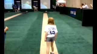 Emma runs "Steal a base, steal a taco" at Fanfest