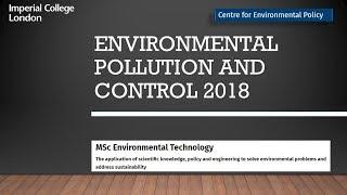 Environmental Pollution and Control (EP&C) Module 2018