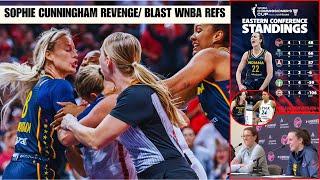 Sophie Cunningham REVENGE for Caitlin Clark Sparks 3 Ejections & Historic Fever Win!