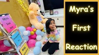 Myra's First Reaction | Marathi Vlog 508 |