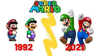 Super Mario Game Evolution 1992 -2021