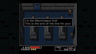 Metal Gear (1987) Machinegun Kid Boss Fight