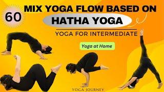 60 Minutes Hatha Yoga Class for Full Body Stretch || Yoga For Intermediate || Sun Situation Flow