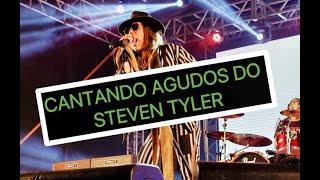 Cantando notas agudas do Steven tyler (Fever Aerosmith tribute)