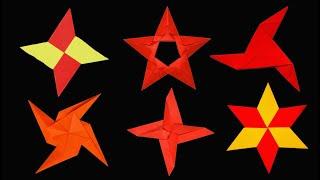Top 06 Easy Origami Ninja Star ⭐ como hacer estrella ninja de papel ⭐