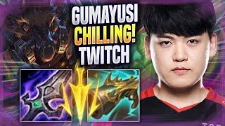 GUMAYUSI CHILLING WITH TWITCH! - T1 Gumayusi Plays Twitch ADC vs Ezreal! | Season 2022