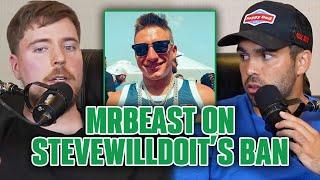 MrBeast On Stevewilldoit's Channel Being Deleted