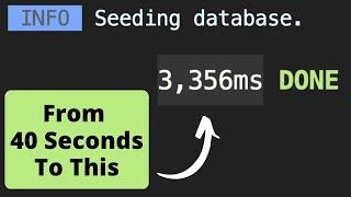 Laravel: Seed 50k Rows Faster - Create vs Insert vs Chunk