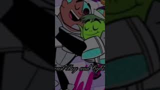 Beast boy and cyborg 