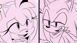 SonAmy Comic Dub - Flirting? (3-4) by @SherryDoodlez