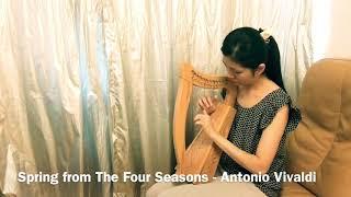 Spring from The Four Seasons 春天 - Vivaldi 韋瓦第 / 12 string small harp 十二弦豎琴