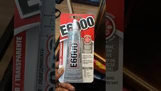 Product Debut and Demo of my 1st time using E6000 industrial Glue on a framed Painting  Part 1