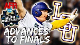 REACTION: LSU Walks-Off Arkansas, Advance To CWS Finals vs. Coastal Carolina | Jared Jones Legacy