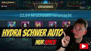 RAID Shadow Legends Hydra Schwer Auto Team | Nur EPICS | F2P Guide