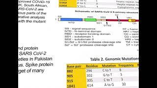 Comparison of spike protein gene sequence... - Jamshed Arslan - COVID-19 - Poster - ISMB/ECCB 2021