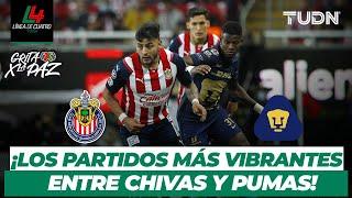 ¡GRAN RIVALIDAD! Recordamos los partidos más emocionantes entre Chivas y Pumas l TUDN