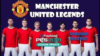 Manchester United Legends Stats and Gameplay efootball PES 2021 - Classic Premier League