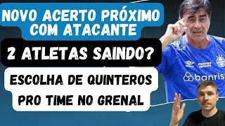 NOVO ACERTO PRÓXIMO COM ATACANTE | 2 SAÍDAS NO GRÊMIO? | QUINTEROS TOMA DECISÃO!