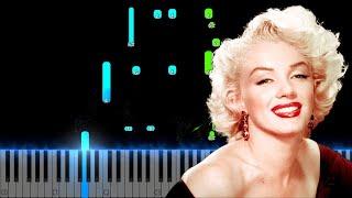 Marylyn Monroe - I Wanna Be Loved By You Piano Tutorial