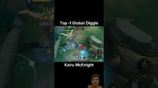Top -1 Global Diggie outplays Clint  #mobilelegends #mlbb #ml #diggie #diggiegameplay