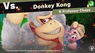 Super Smash Bros Ultimate : vs Donkey Kong (Unlocks: Professor Chops) World of Light - Adventure