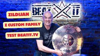 Zildjian Z Custom cymbals: Legendary cymbals revived I A test by BeatIt TV
