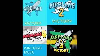 Roblox Airplane 1,2,3 and 4 story winning theme music