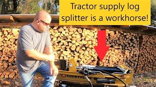 #239 Amazing Tractor Supply 25 ton log splitter