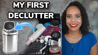 MY FIRST DECLUTTER (PART 1) | JackieNaturals