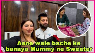 Aane wale bache ka banaya mummy ne sweater 