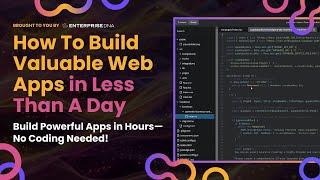 How to Build Valuable Web Apps in Less Than a Day