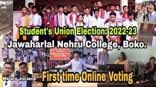 Student's Union Election:2022-23 | Online Voting | J.N. College, Boko | Vlog 6 | Rajib Rabha