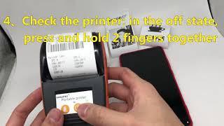 How to use GOOJPRT PT-210 Portable Thermal Printer ?