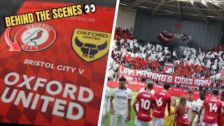 I Went BEHIND THE SCENES as Bristol City Pull Off DRAMATIC LATE COMEBACK Against Oxford!