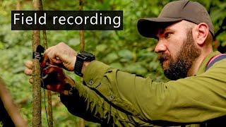 Field recording behind the scenes 29 - Setting up a surround rig in Costa Rica