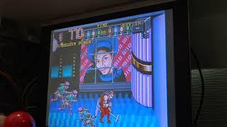 The Combatribes Technos (1990): Arcade Gameplay (Actual Hardware)